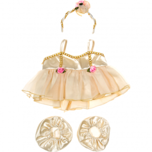 Tj’s Teddies Golden Ballerina 16″