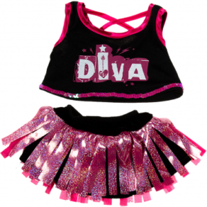 Tj’s Teddies Diva Costume 16″