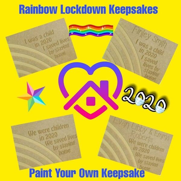 Tj's 'Rainbow Lockdown Keepsake' Fun Box - Image 2