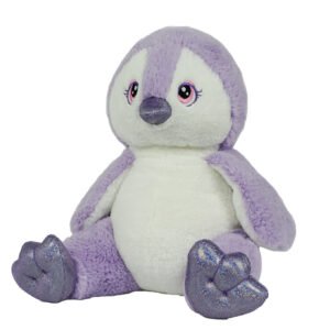 Tj’s Teddies ”Urky The Purple Penguin” 16”